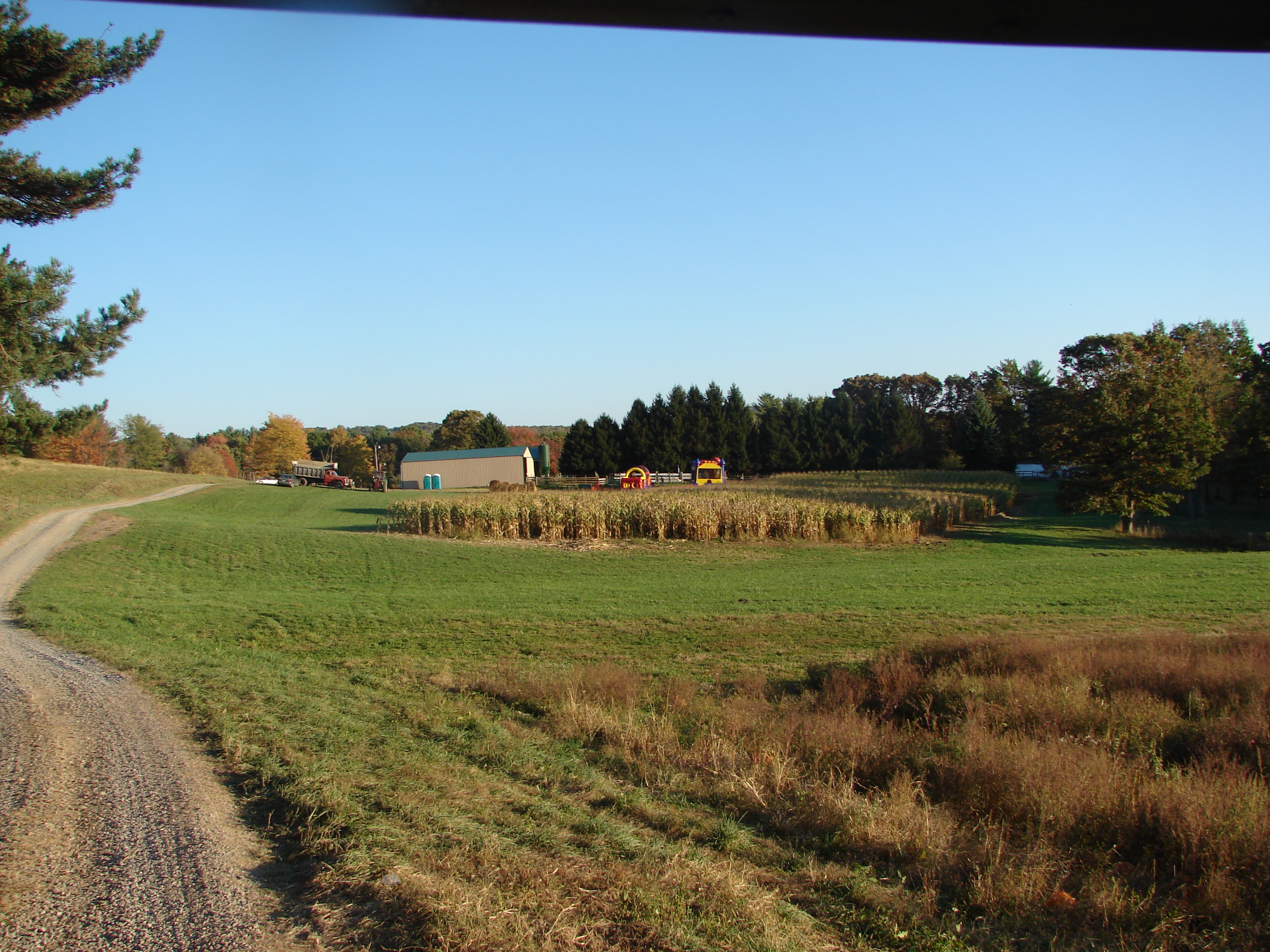 The view from the tractor seat