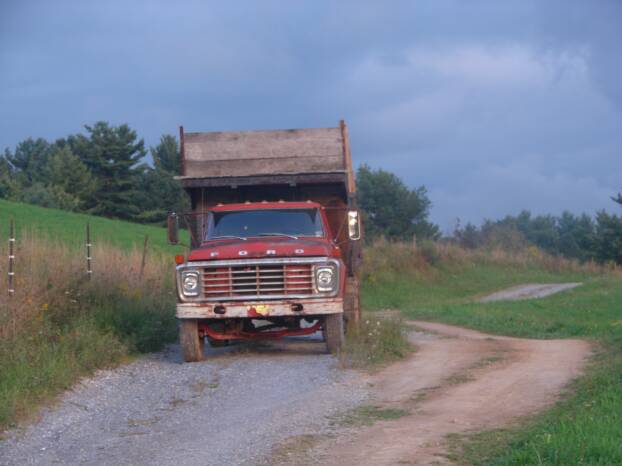 Old Silage Truck Abby calls "Mater"
