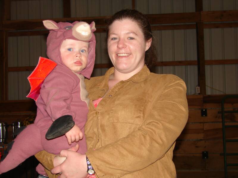 David and Emily ready for Trick or Treating
