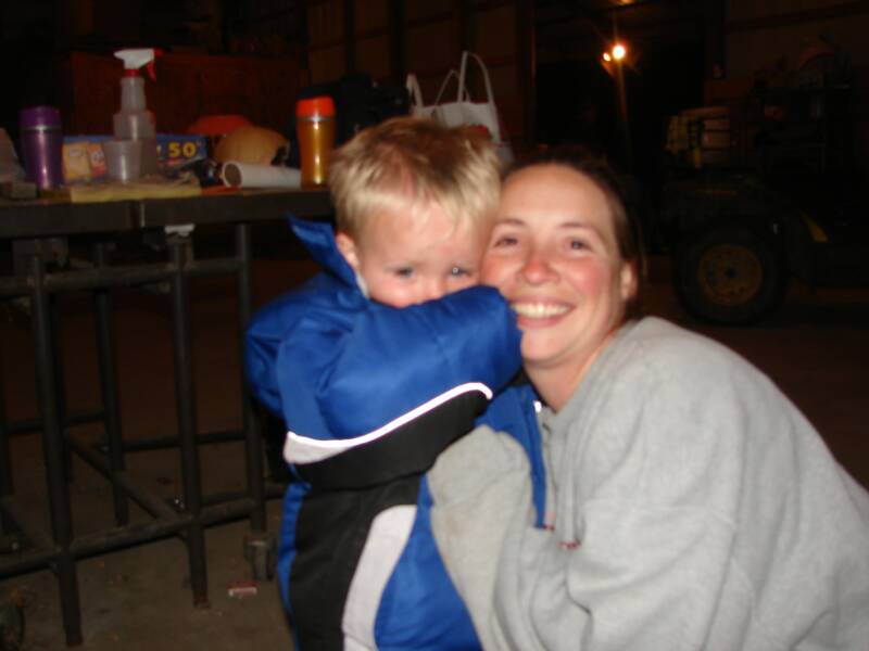 Austin and Jennifer on a cold October night