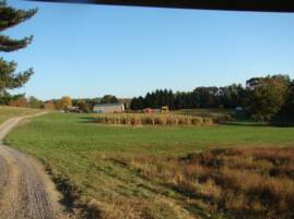 The view from the tractor seat